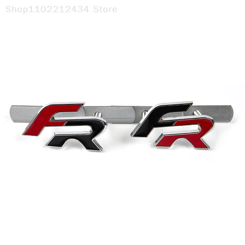 

3D FR Car Front Grill Grill Значок сплавного значка для автомобиля