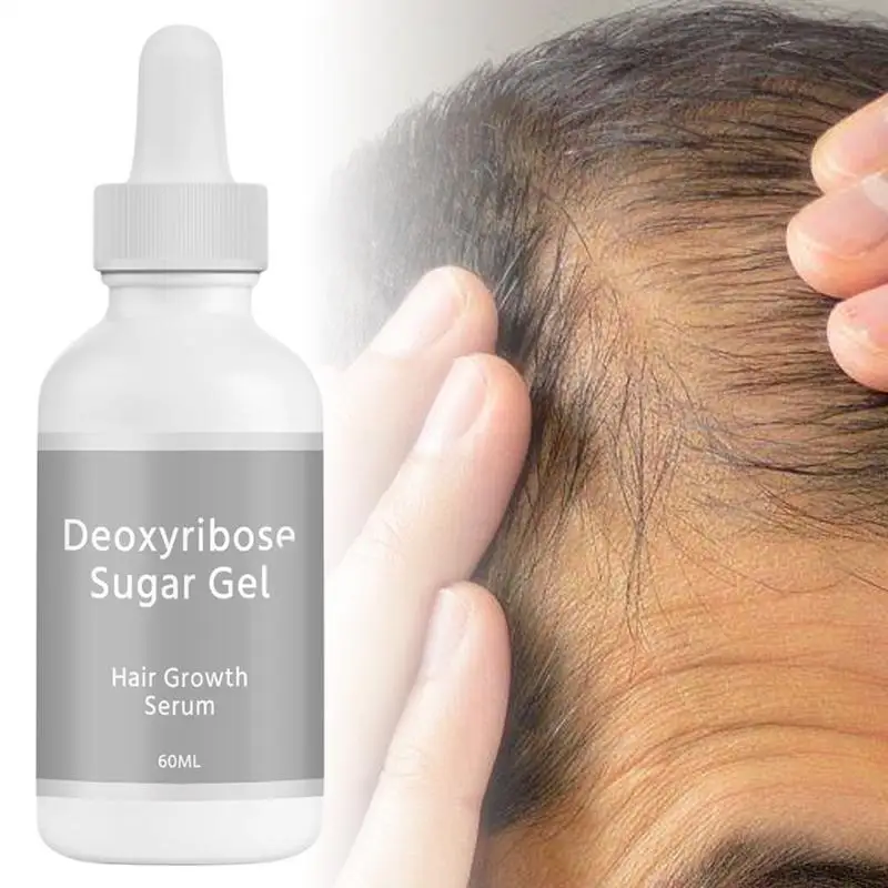 Hair Growth Oil 60ml Hair Thickening Gel Deoxyribose Gel for Growth