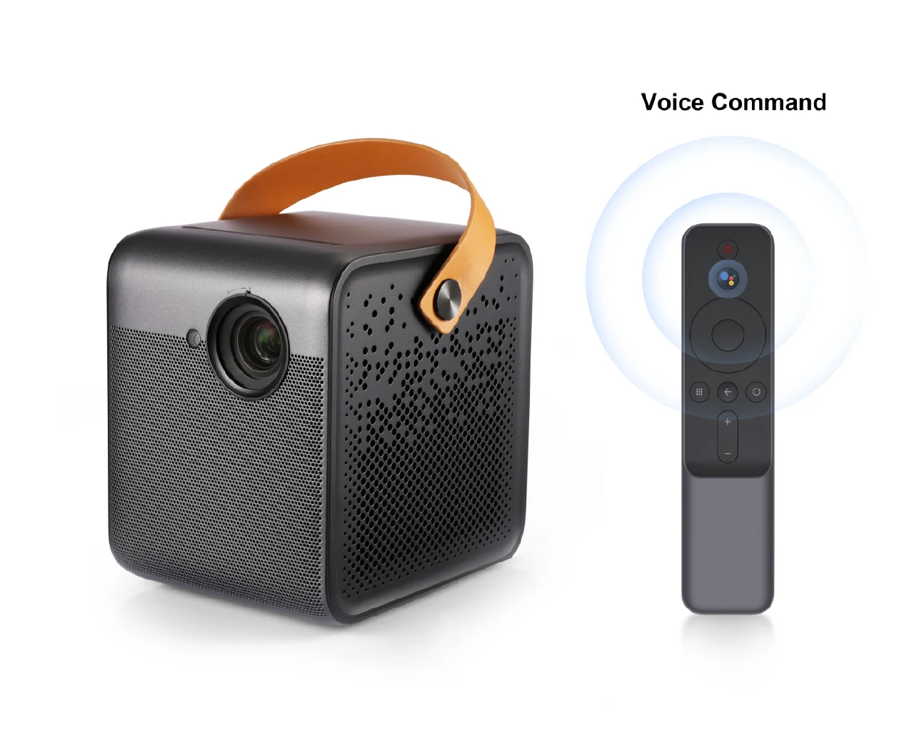 プロジェクター WEMAX DICE 700 ANSI Lumens 1080P 1080P Android TV DLP Projector, 700 ANSI Lumens, Certified