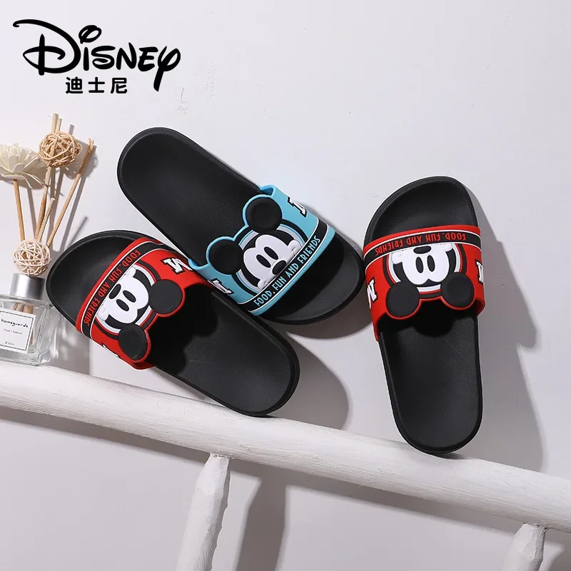 

Disney Mickey Mouse new children's indoor shoes non-slip bathroom bathing home outdoor wear Mickey beach swimming slippers