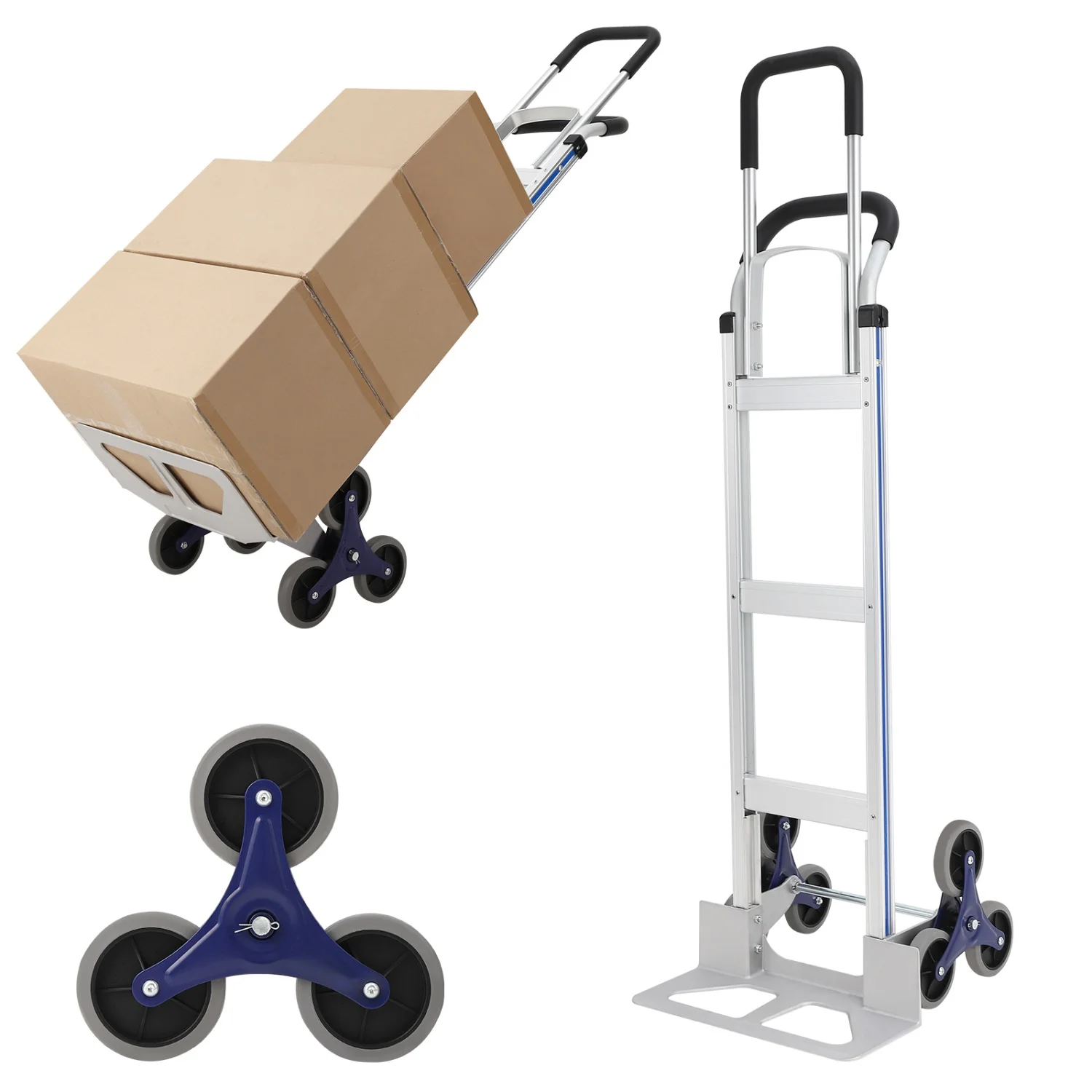 Diable monte-escaliers HiMISS en aluminium 250 kg