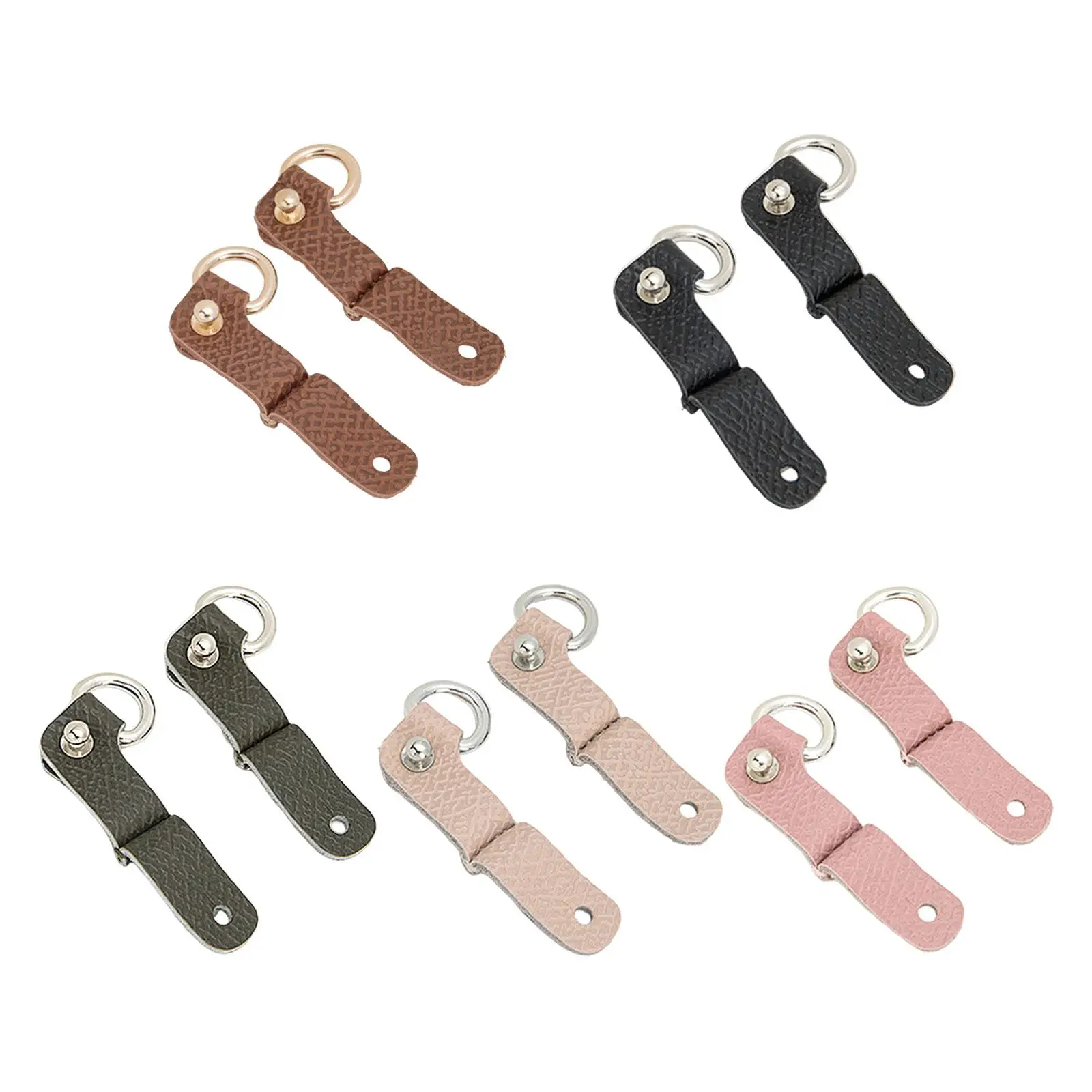 

2Pcs PU Leather Purse Straps Bag Transformation Strap Punch Free for Handbag Shoulder Strap Briefcase Small Bag Clutch Bag