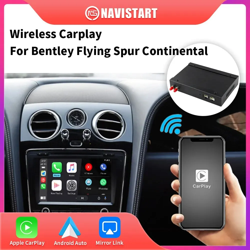 

NAVISTART Wireless Carplay For Bentley Flying Spur Continental 2012-2017 Android Auto Mirror Link Car Play Navi Box Airpaly
