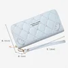Women's Wallet Wristlet Long Clutch Zip Around Casual Leather Purse Large Capacity Credit Card Holder with Grip Hand Strap 4
