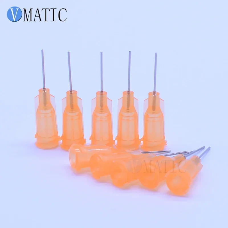 100Pcs 0.5'' Luer Lock Glue Dispensing 23G Needles Tip 1/2 Inch