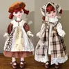 Doll Clothes 1/6 BJD Doll Fashion Outfit Set Pretty Dress Hat Headwear Girl Toy Gift Doll Accessories No Dolls No Shoes 1