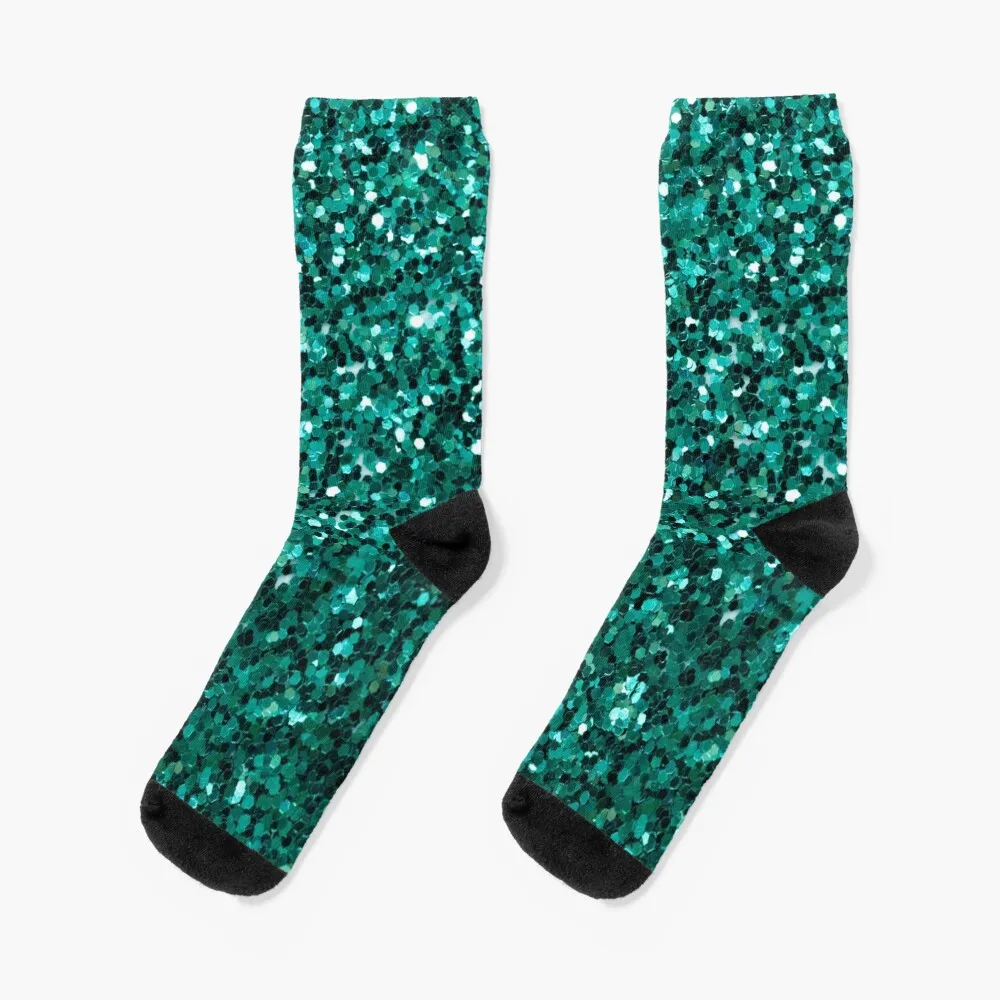 Turquoise Blue Stardust Socks floral socks snow Socks Girl Men's бандана buff polar fairy snow night blue 120897 779 10 00