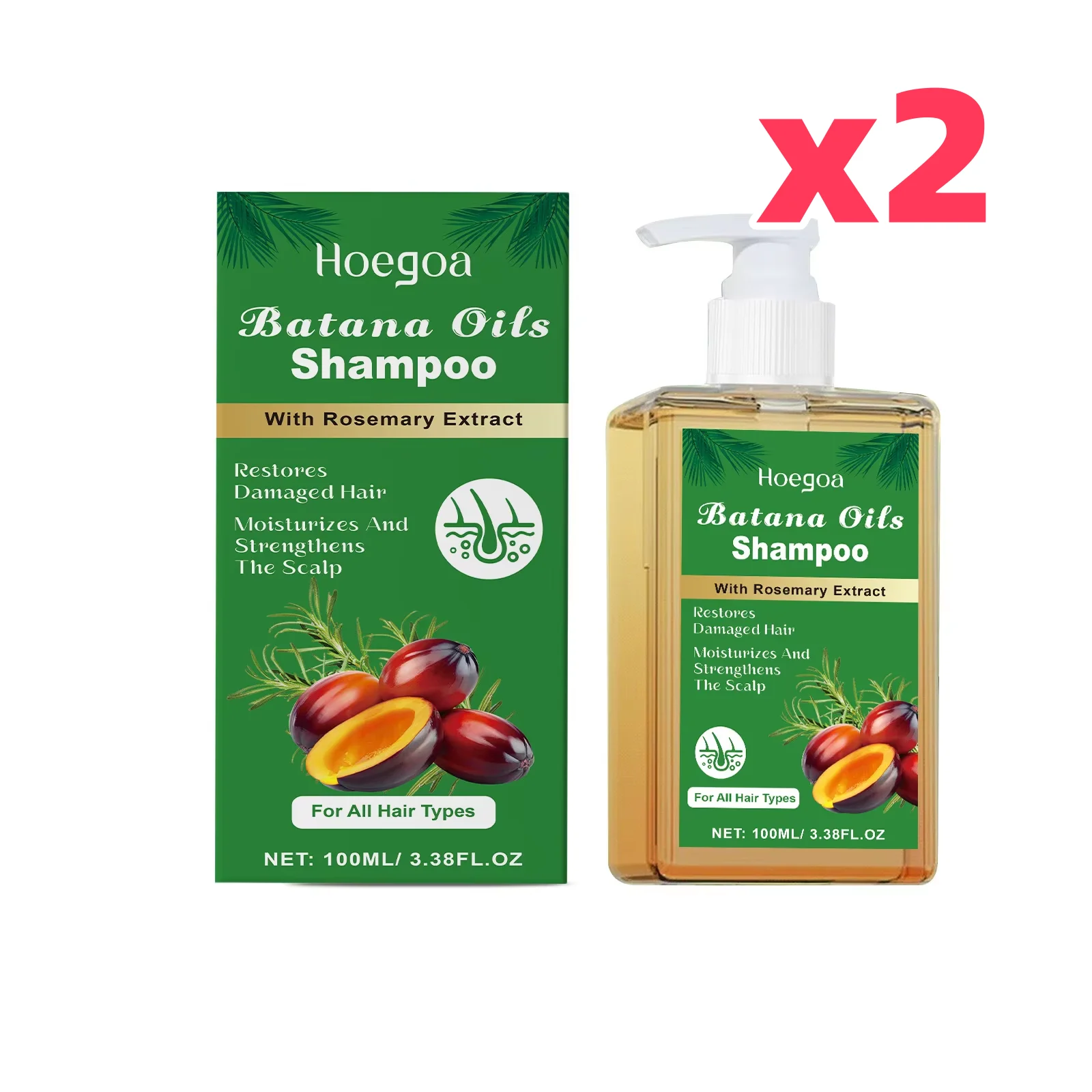 شامبو باتانا النقي لتقوية الشعر، مرطب يستعيد الشعر...