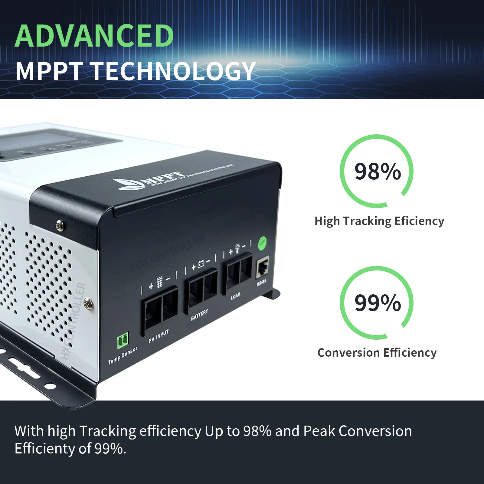 Regolatore Di Carica Solare Fotovoltaico Regolatore Di Carica Solare 60a Mppt 12 24 36 48 Volt Per Il 882282 - Foto 9