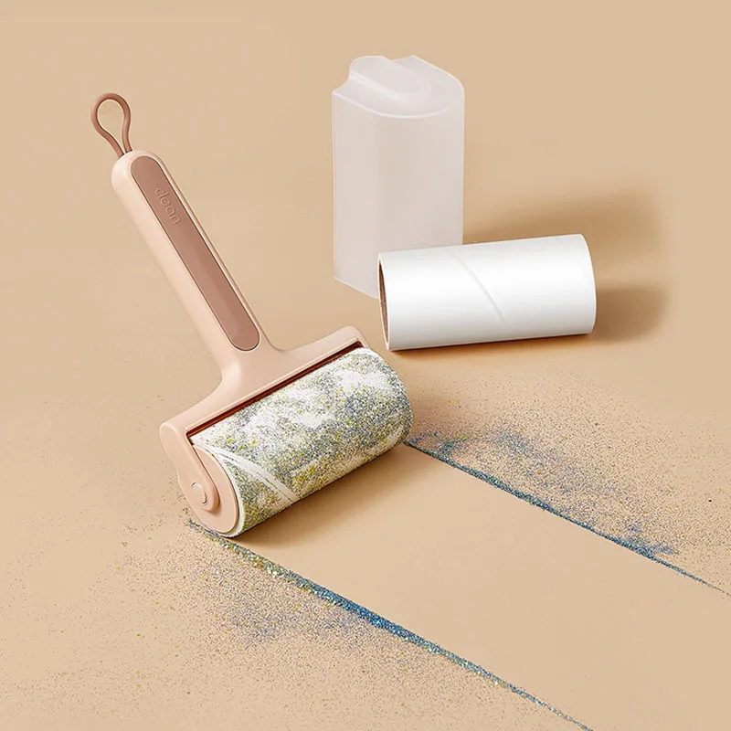 New Tear-Off Sticky Hair Roll Paper Can Be Hung Pet Hair Clothes Carpet Debris Remover Replaceable Cleaning Brush Tool