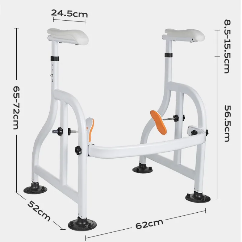Elderly Flush Toilet Armrest Frame, Disabled Elderly Safety Products Toilet Non-slip Commode Toilet Disability Help Aids 6