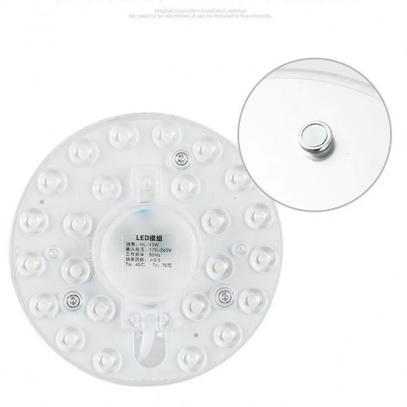 LED PANEL Circle Ring Light SMD2835 12W 18W 24W 36W 50W LED Round Square Ceiling decoration Ceiling Lamp AC 220V LED downlight 3