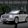 1/24 Maybach GLS-Class GLS600 SUV Alloy Car Model Diecasts Metal Toy Luxy Car Model Collection Sound Light Simulation Kids Gifts 1
