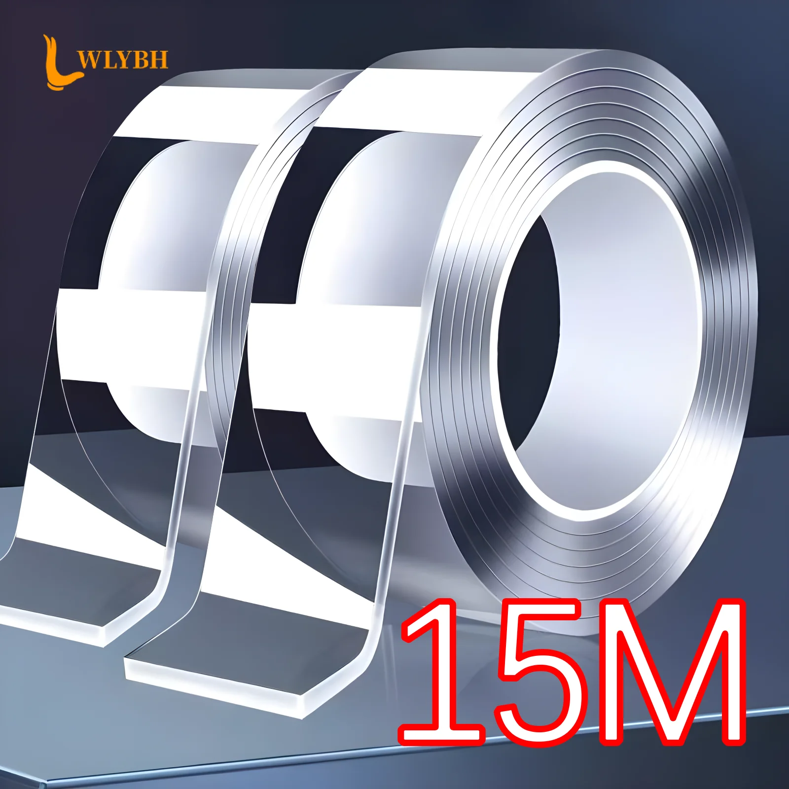 Double Sided Adhesive Tape Reusable Waterproof Traceless Strip Scotch Tools