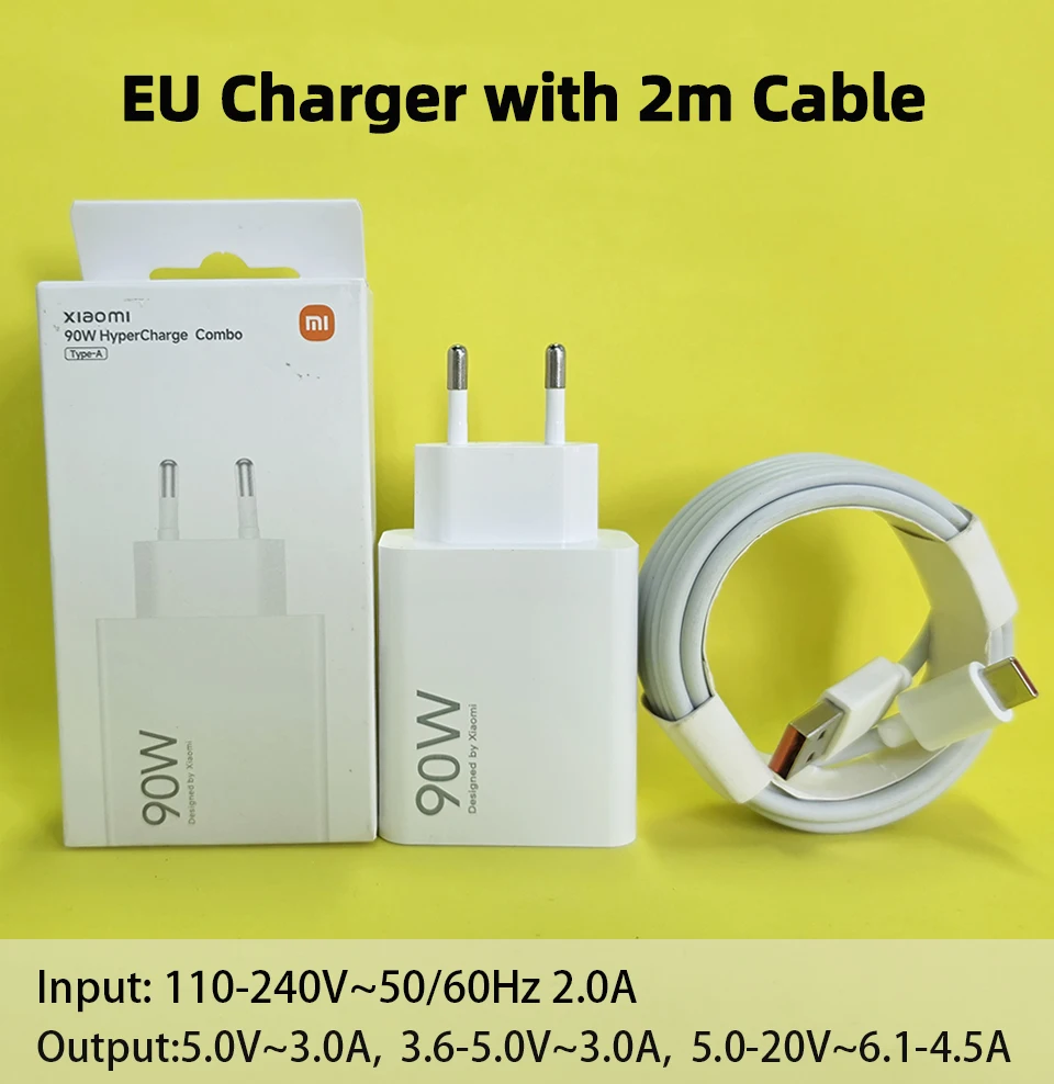 ตัวเลือกสินค้า อะแดปเตอร์ชาร์จเร็ว 90W แท้ Xiaomi ชาร์จไฟแรง เต็มเร็ว สำหรับมือถือ Xiaomi