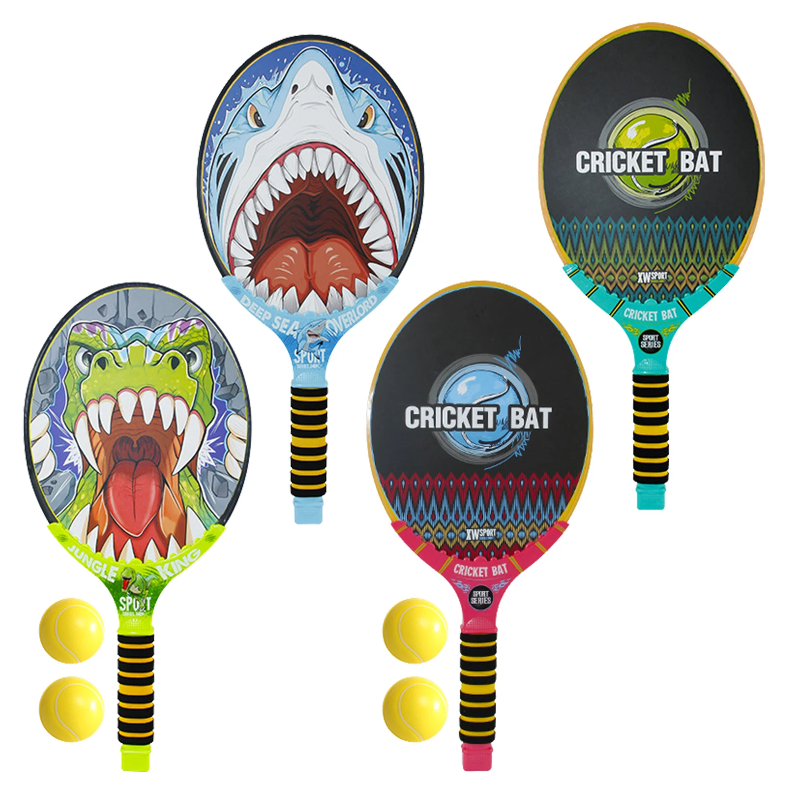 Children's Tennis Racket Ball Set Outdoor Beach Sports Party Game Toys Gift 