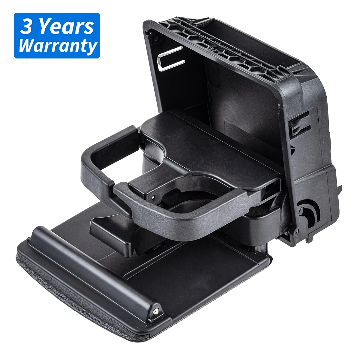 

Rear Black Console Cup Holder 1K0862532F 1K0862532G9B9 For VW Eos Golf GTI R32 Rabbit 2.0L 2.5L 3.0L 2006-2014 1K0862532D