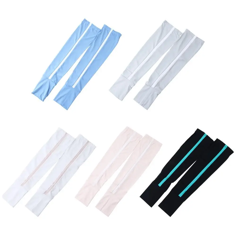 

2pcs Sport Cycling Arm Sleeves Volleyball Running Golf Sun Elbow Sleeve Sunscreen Cuff Cycling Arm Covers Gloves