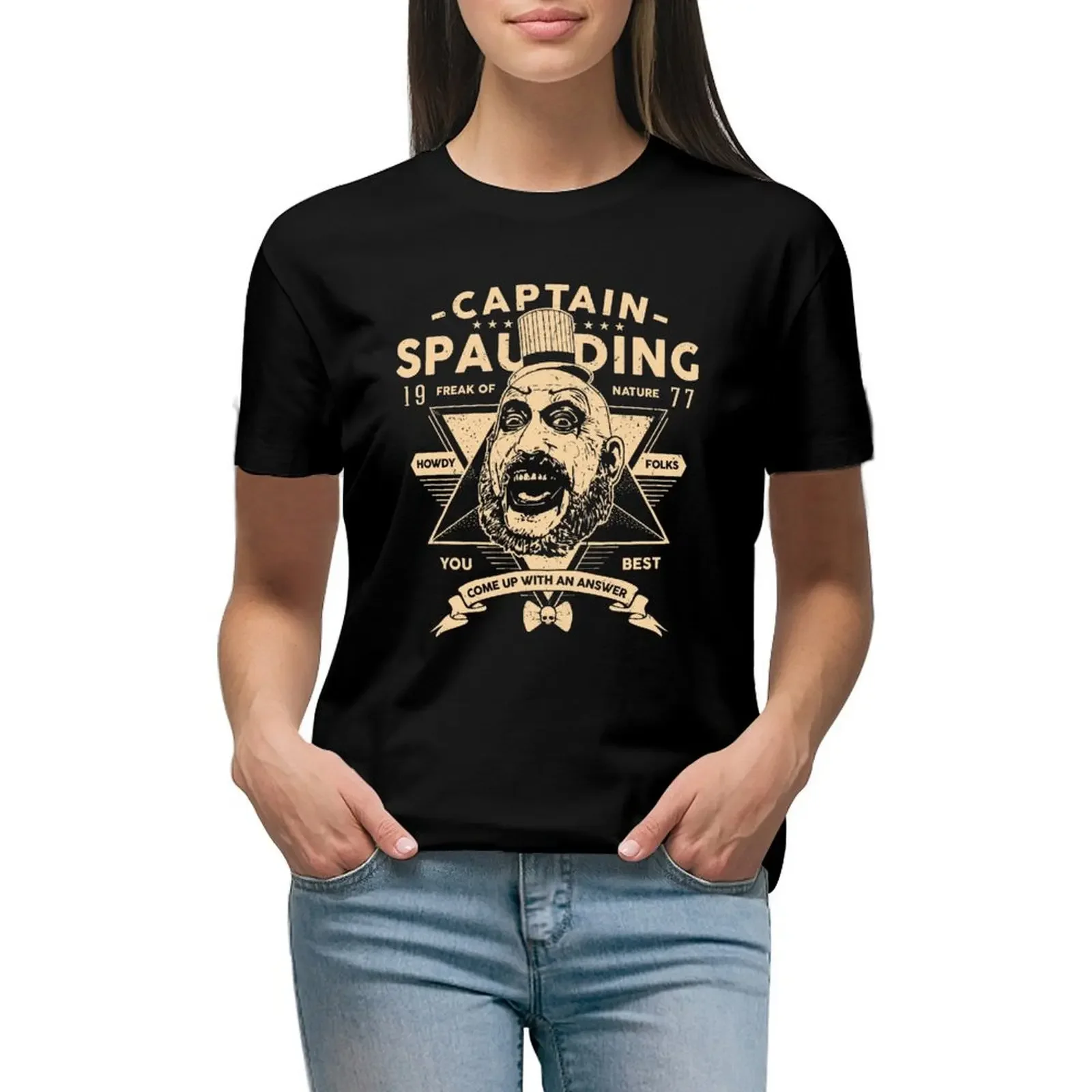 

Freak Of Nature T-shirt funny summer tops t shirts for Women graphic