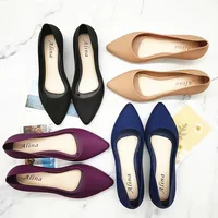 2020 New Preppy Style Women's Flats Versatile Work Shoes With Thick Soles Spring Autumn Casual Shoes Korean Version 1