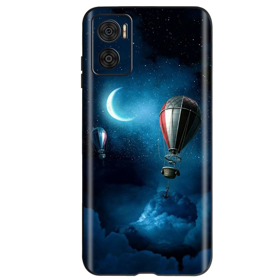 Elegant Flower Butterfly Soft Phone Case for Motorola Moto E Series
