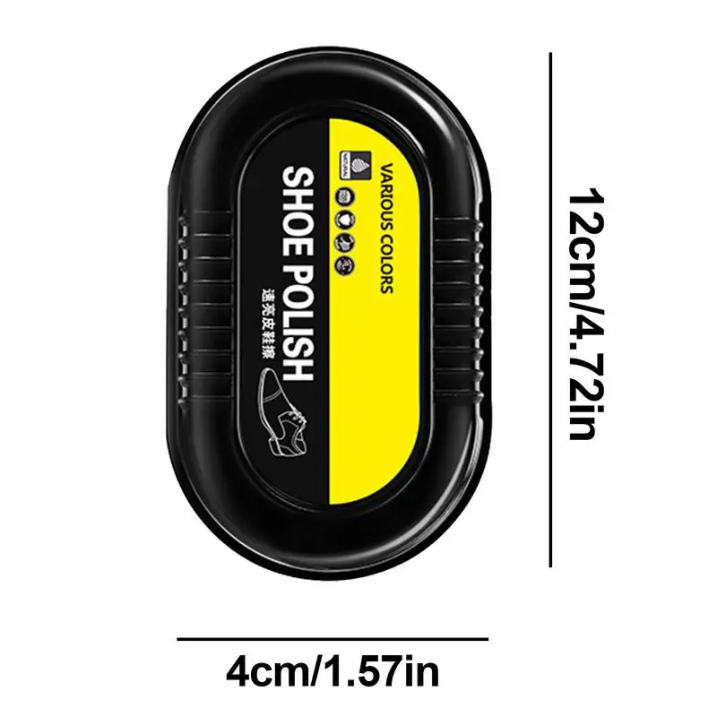 3pcs Multifunctional Double-Faced Shoe Polish Colorless Light Shoes Rub Leather Care Oil Sponge Shoe Wax Shoes Brush