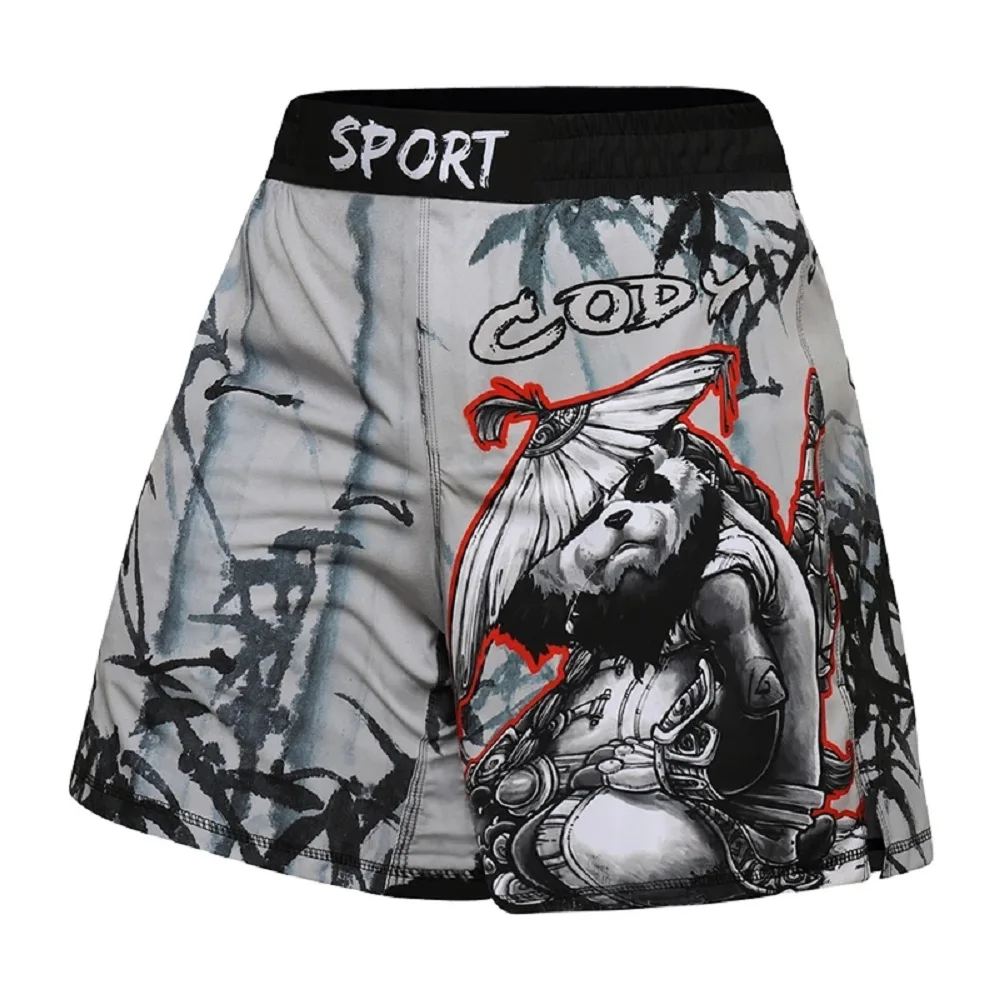 Cody Lundin Custom Sublimation Printed Running MMA Shorts Gym Pants For Kid Panda  jiu jitsu BJJ Training Shorts Breathable 6