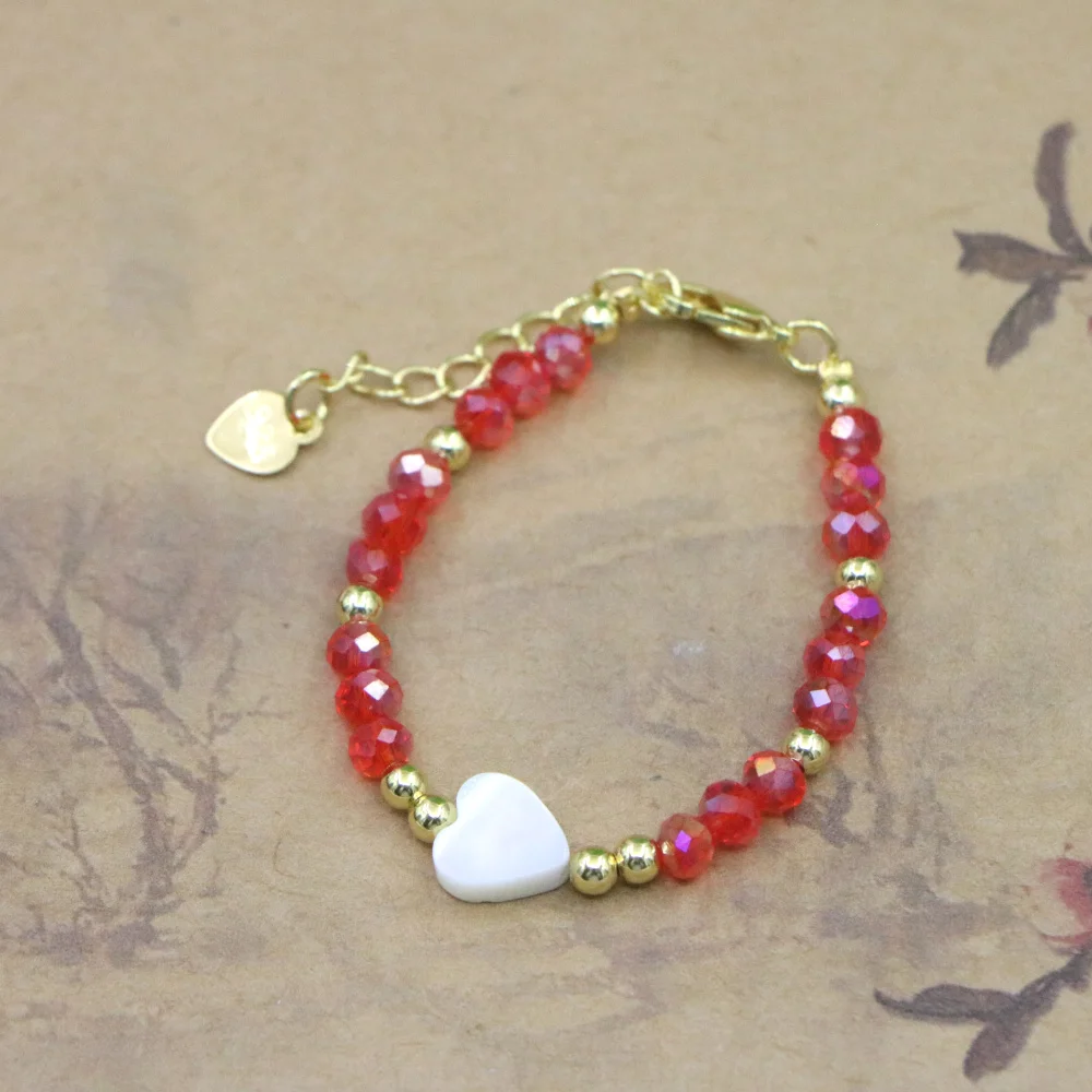 Natural Stone Bead Bracelet for Girls - High Quality Lobster Clasp Jewelry Gift