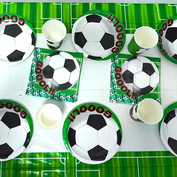 Soccer Birthday Tableware Set 4