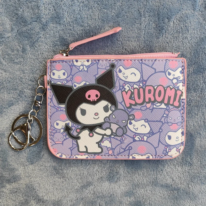 Sanrio Kuromi Wallet Coin Purse Bag Pouch Birthday Gift For Children Women Girls Boys