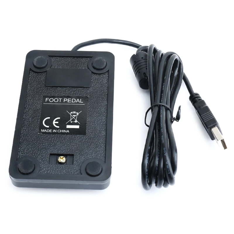 DN59 High Responsiveness USB Foot Pedal Switcher USB Footswitch with Customizable Control for Video Editing and Gaming