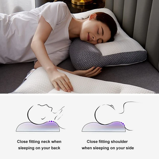 Szuper Ergonómikus Párna Ortopédia Minden Alvási Helyzet Nyaki Kontúr Nyak És Váll Fájdalomcsillapítás - Image 5