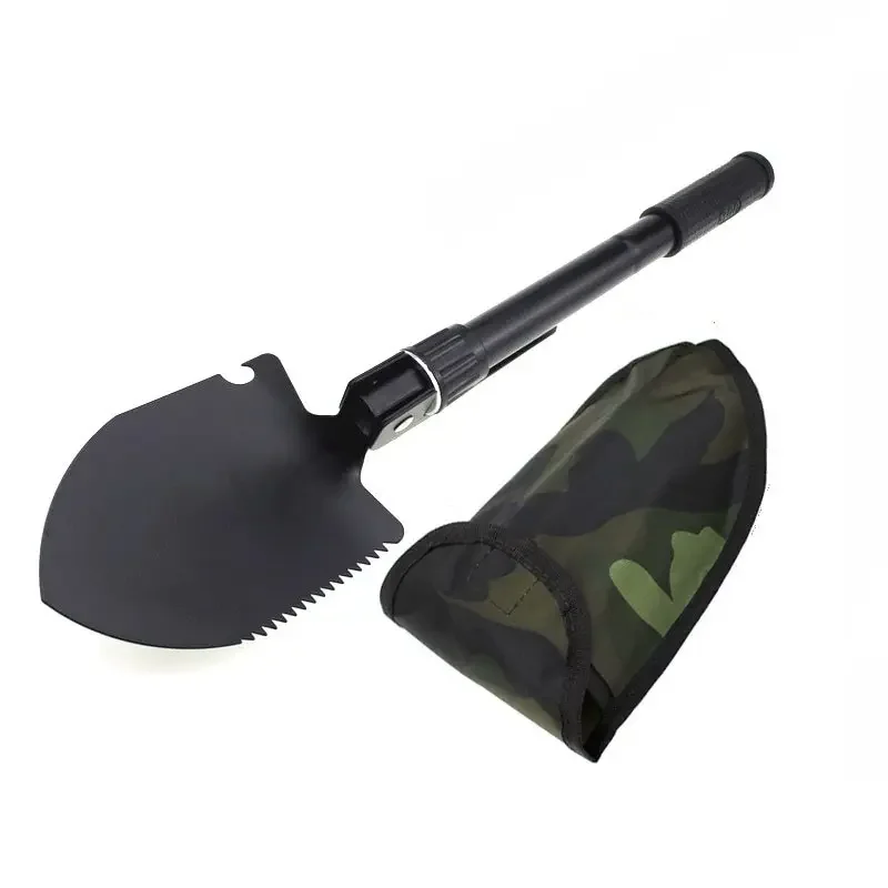 1PC Engineer Shovel – Multifunctional Military Folding Shovel with Pickaxe, Outdoor Vehicle Camping & Fishing Survival Tool 4