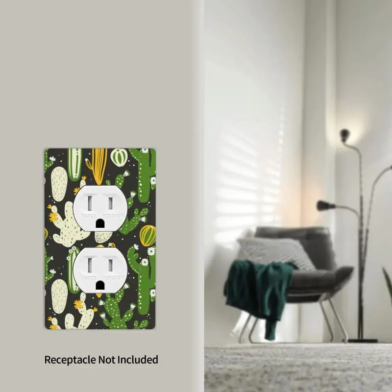 Custom Cartoon Cactus Switch Plate Cover 4 | Custom Cartoon Cactus Switch Plate Cover 4