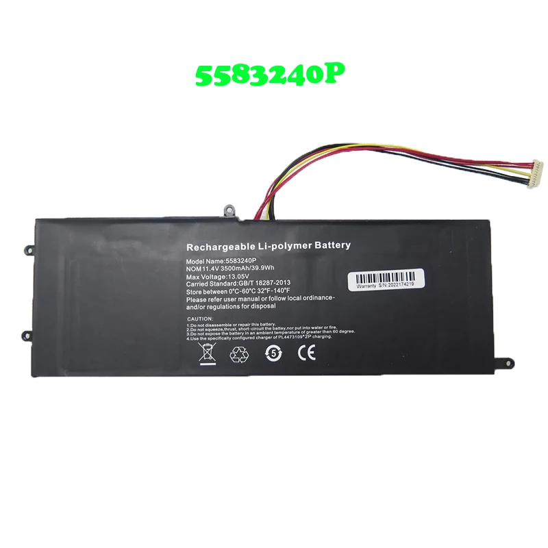 Teclast-bateria do Portátil Linhas U527872pv3s1p Gsp527870 Utl527872-3s 5583240p 11.4v 3500mah 39.9wh 10pin Novo - Imagem 3