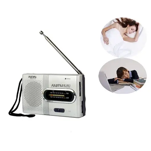 AM/FM 배터리 작동 휴대용 포켓 라디오, AM FM 트랜지스터 라디오, 시끄러운 스피커 이어폰 잭 이상 5