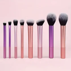 8 - Piece Soft Synthetic Hair Makeup Brush Set for Foundation, Blush, and Eyeshadow Application (Set)