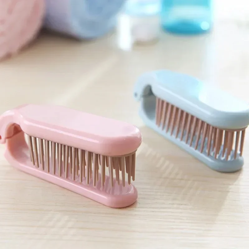 1pc Foldable Hair Comb Portable Detangling Hair Brush Anti Static Head Massager Travel Combs Hair Styling Accessories 3