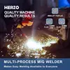 HERZO ARC Digital IGBT Stick MMA Welder Hot Start Portable Welding Machine with AC Motor 220V Voltage New MIG Welders 5