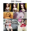 30cm Fashion Beautiful Girls Doll 3D Eyes Princess Babi Dolls Plastic DIY Dolls for Girls 20 Joint Doll Model BJD Doll 2