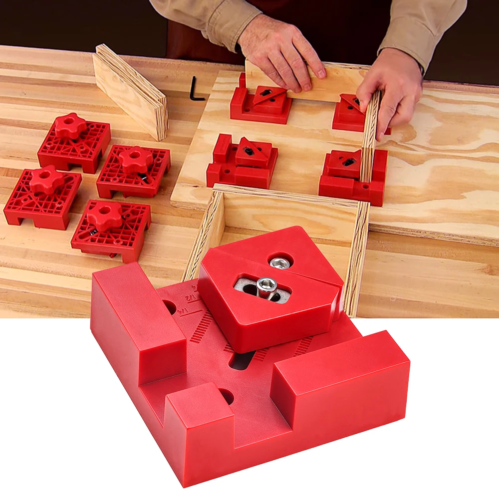 90 Degree Angel Clamp Woodworking Splicing Board Right Angle Clip