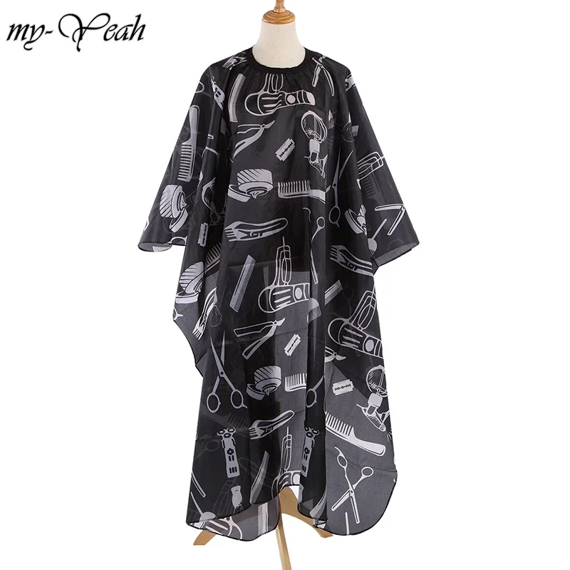 

Myyeah 2PCS Hairdressing Cape Pro Salon Barber Hairdresser Haircutting Wrap Waterproof Cover Gown Apron Hairstylist Cloth Home