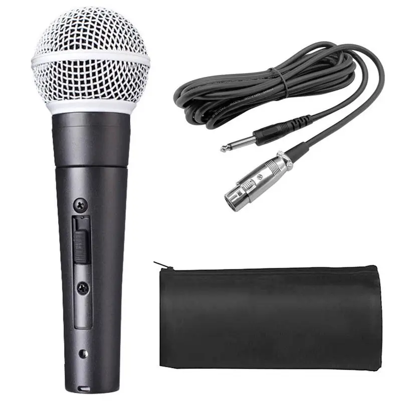 

Handheld Wired Mics Household Wired Microphones With Wide Sound Range Wired Singing Microphone For Women Men Singers