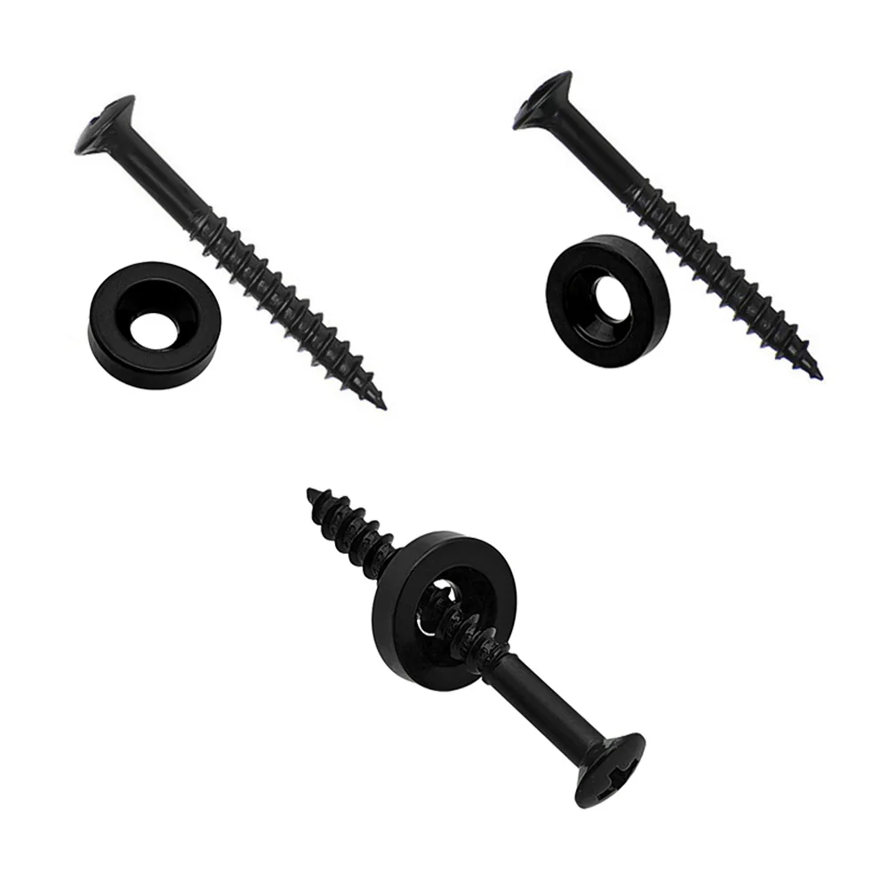 4 Stücke E-gitarre Hals Montage Aderendhülsen/buchsen Und Schrauben Gitarre Zubehör – Detail 5