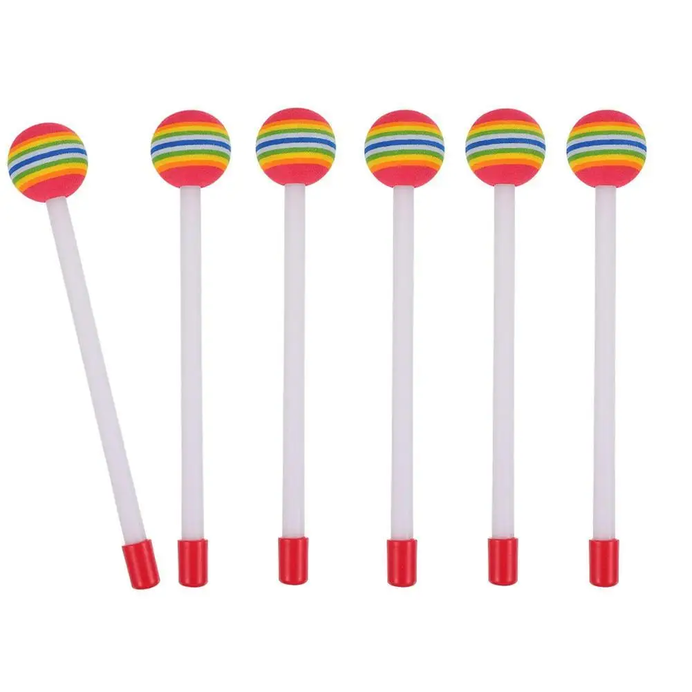 

NEW Drum Knock Hammer Orff Rainbow Sponge Drum Stick Children Early Educational Percussion Instrument Accessories