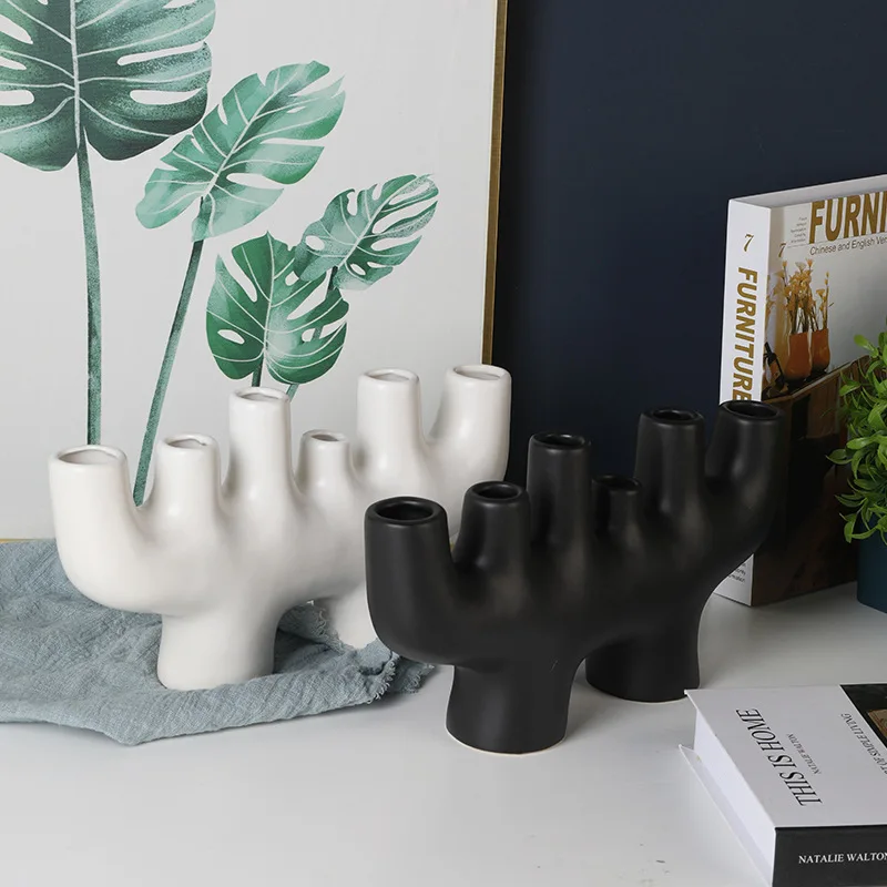 

Shape Vase, Ceramic Handicrafts, Creative Atmosphere Decoration, Restaurant, Hotel Decoration, Flower Arrangement Wholesale