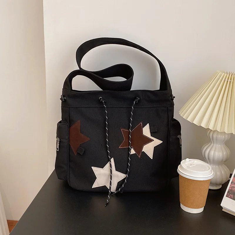 SCOFY FASHION Vintage Canvas Crossbody Bags for Women X-mas Cute Messenger Bags for Girls School Bag Purses and Handbags