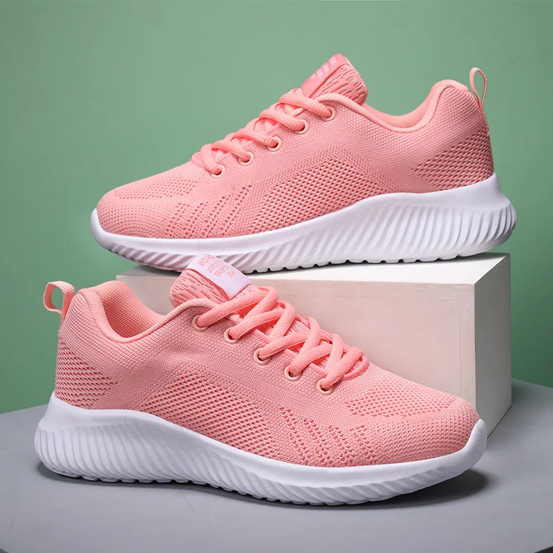 Scarpe da donna in rete, scarpe sportive Casual traspiranti, scarpe da corsa da donna, scarpe da Fitness e da trekking comode e traspiranti