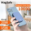 10000mAh Magnetic Power Bank Charger PD 20W Wireless Fast Charge External Battery Portable Charger for iPhone 14 13 12 Pro Max 2