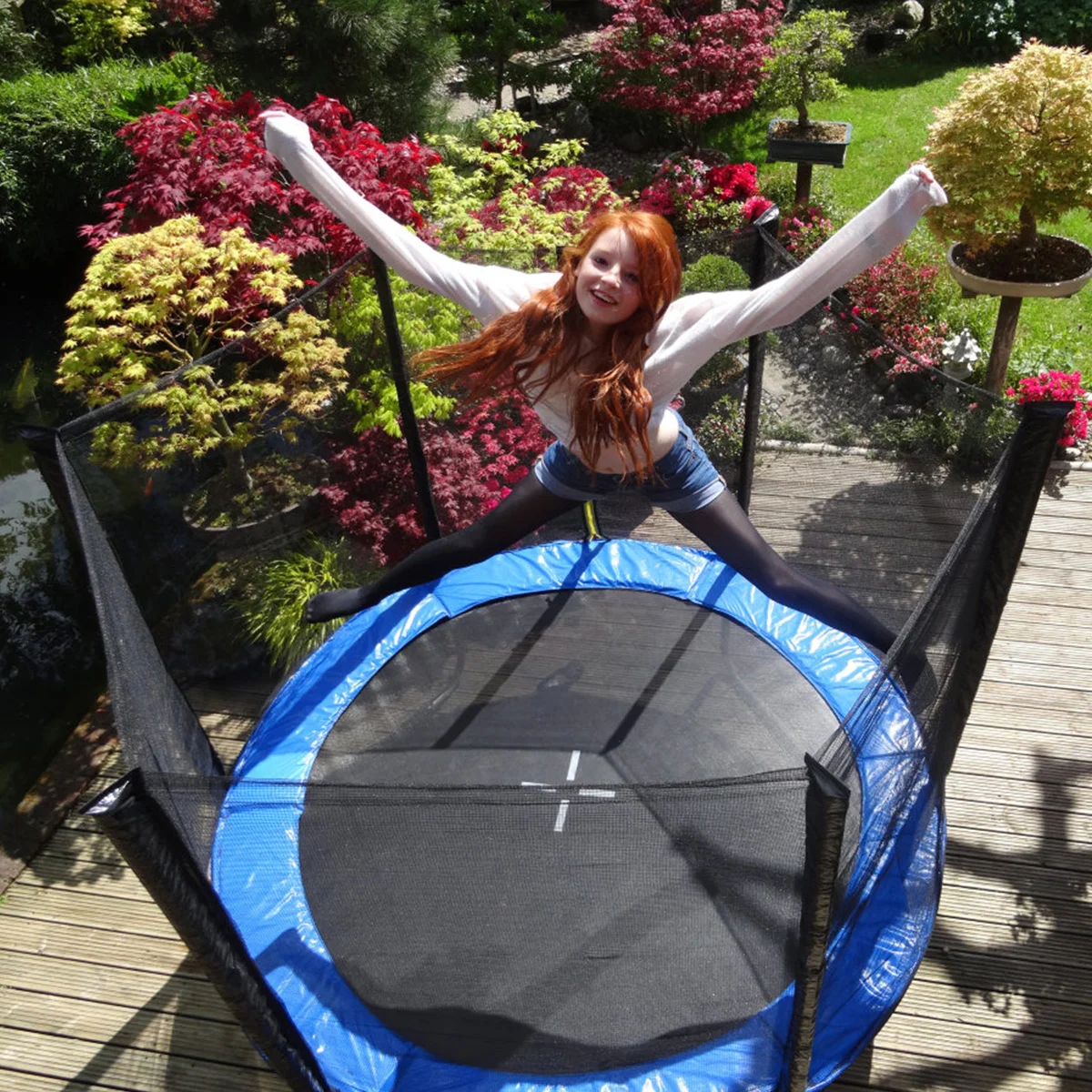 

Защитная сетка для крытого и наружного батута для детей, Высококачественная сетка для прыжков с защитой от падения (только сетка)